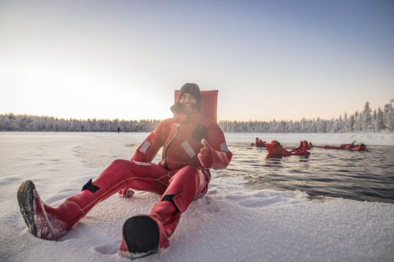 Daytime Ice Floating Rovaniemi, Frozen Lake Experience - Guides and Personal Attention on the Tour
