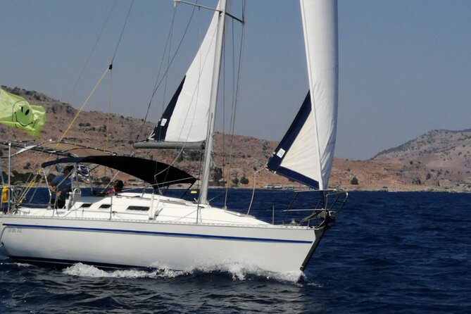 Daytour Sailboat with Lunch/drinks in Lindos area - The Experience of Sailing Along Rhodes East Coast