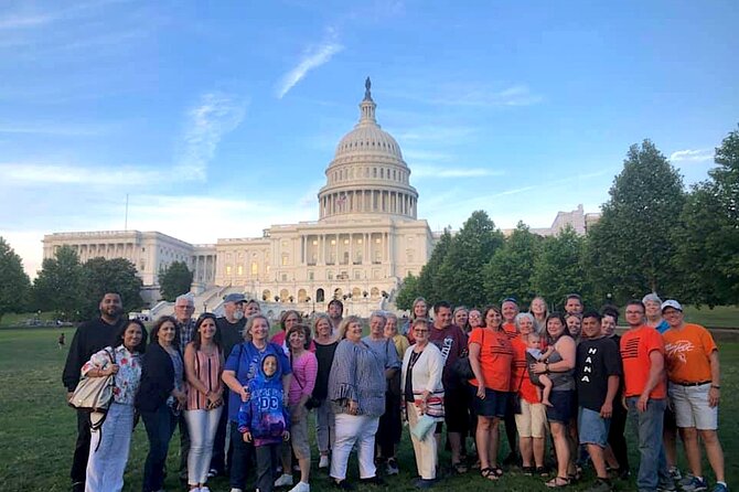 DC City Tour + Washington Monument, Air & Space, African American - Viewing the U.S. Capitol from Outside