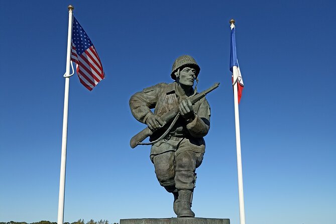DDay American Beaches and US Airborne Full Day Tour from Bayeux - Angoville-au-Plain and Battlefield Heroism