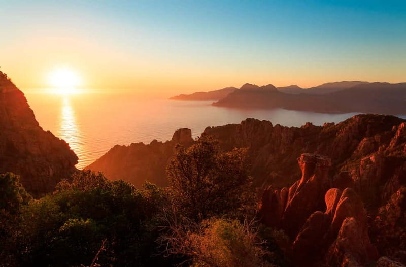 De Sagone/Cargese: Sunset Apéro Calanques de Piana Baignade - Key Points