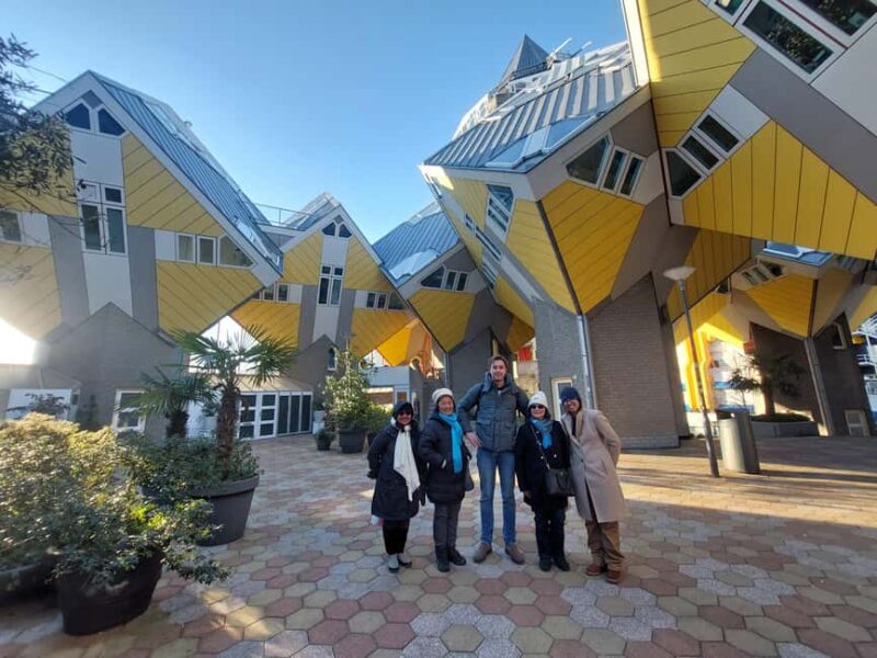 Delft & Rotterdam: Private Tour with Cube House and Transfer - Key Points