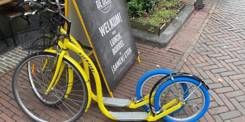 Delft - Step/scootertour in and around the city - Exploring the Hofje van Pauw: A Hidden Delft Treasure