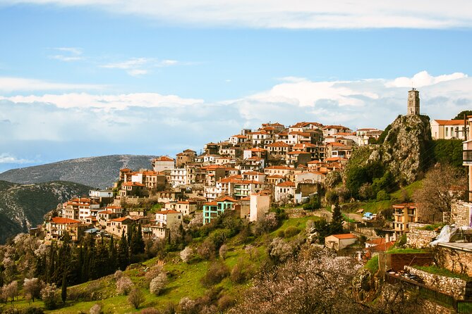 Delphi full day V.R audio guided tour with entry ticket - Scenic Drive and Visit to Arachova Village