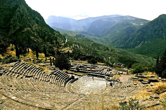 DELPHI Private Day Tour PLUS Hiking, BIking or Olive Tasting - Transition to Mount Parnassus for Outdoor Activities