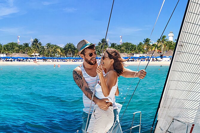 Deluxe Catamaran Tour to Isla Mujeres, Drinks, Snorkeling, Buffet - Key Points