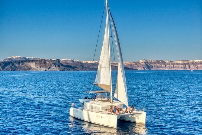 Deluxe Santorini Sailing with BBQ and Drinks Shared Tour - Nea Kameni: The Volcanic Hot Springs