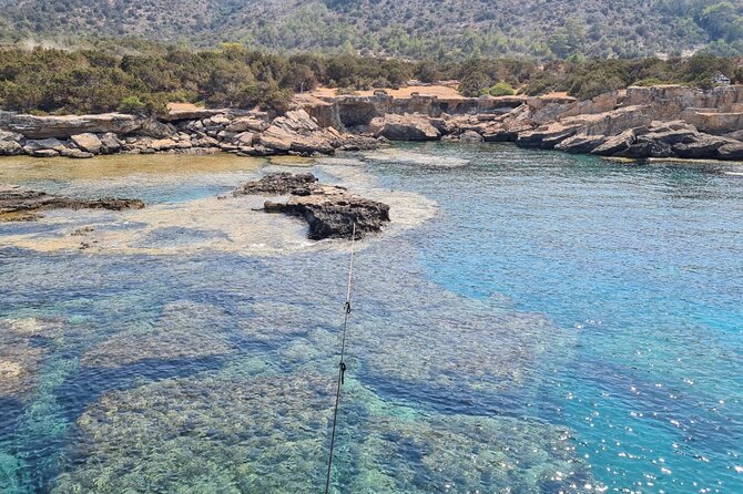 Demetris Chara Boat/Blue Lagoon boat trips with BBQ and SLIDE - Onboard BBQ and Sides: A Food Highlight