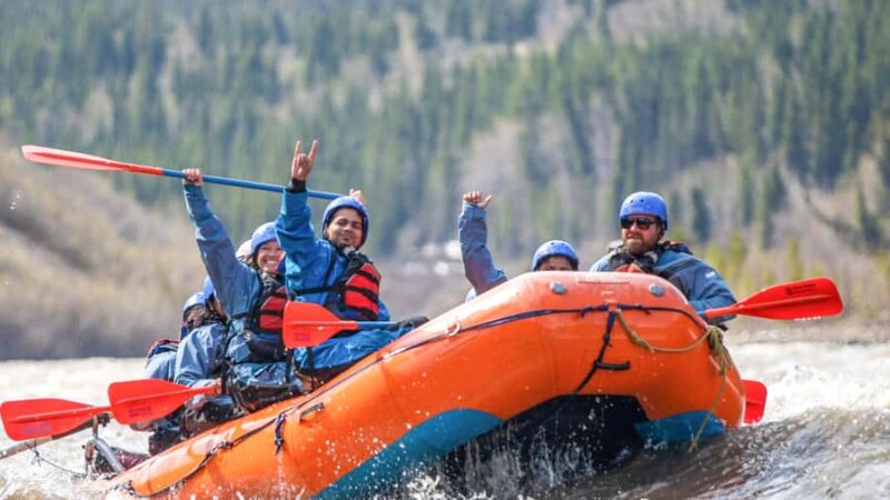 Denali, Alaska: Canyon Wave Raft Class III-IV Paddle/Oar - The Scenic Landscape of Denali from the River