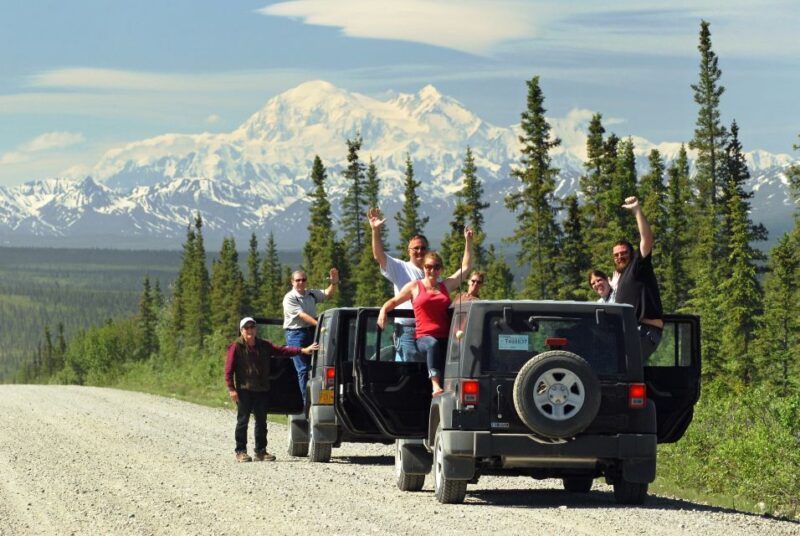Denali Highway Jeep Excursion - From Snow-Capped Mountains to Icy Glaciers