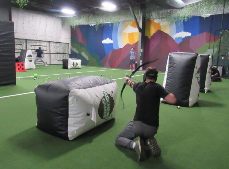 Denver: Archery Dodgeball Indoor Attraction Ticket - How the Session Begins: Learning to Shoot on the Practice Range