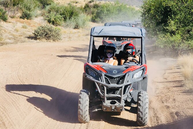 Desert Off-Road UTV Tour, 2 hours, 2 people per vehicle - Safety Gear and Comfort Accessories