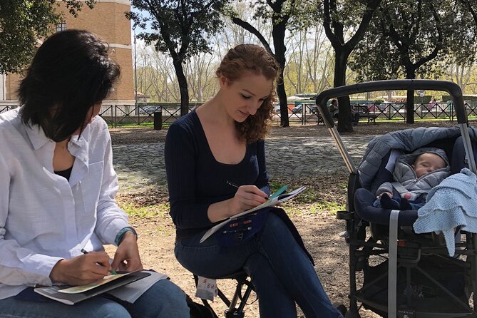 Design your own Postcard of Rome - tour with artistic activity - Starting Point in Rome: Viale Madama Letizia