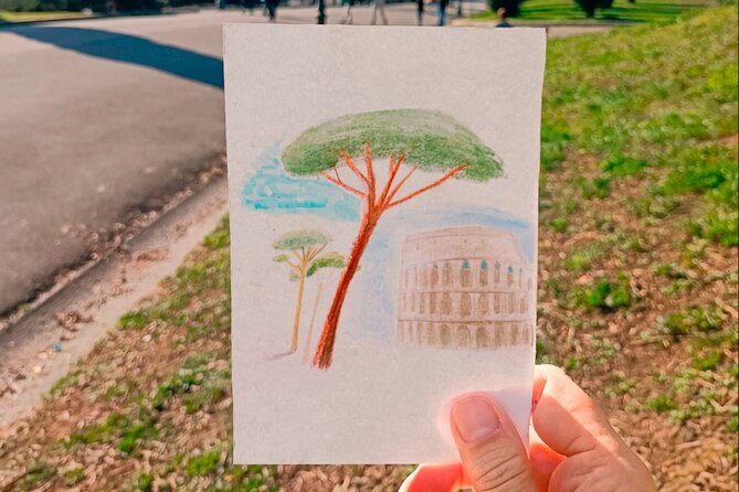 Design your own Postcard of Rome - tour with artistic activity - Discover Rome Through Art and Creativity