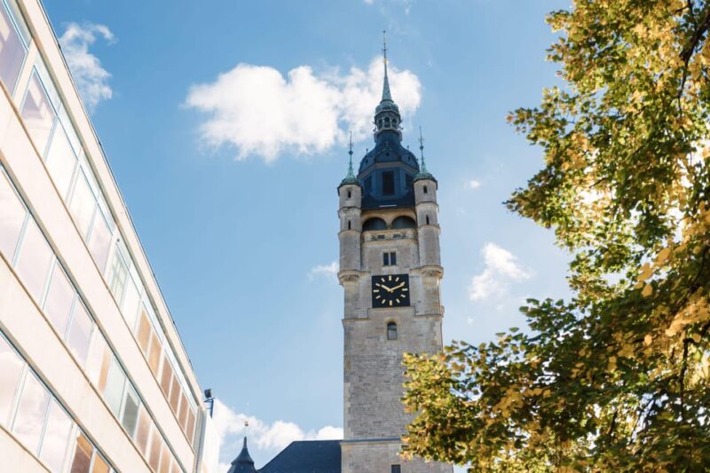 Dessau: Climbing the town hall tower - Explore Dessau from the Top of its Historic Town Hall Tower