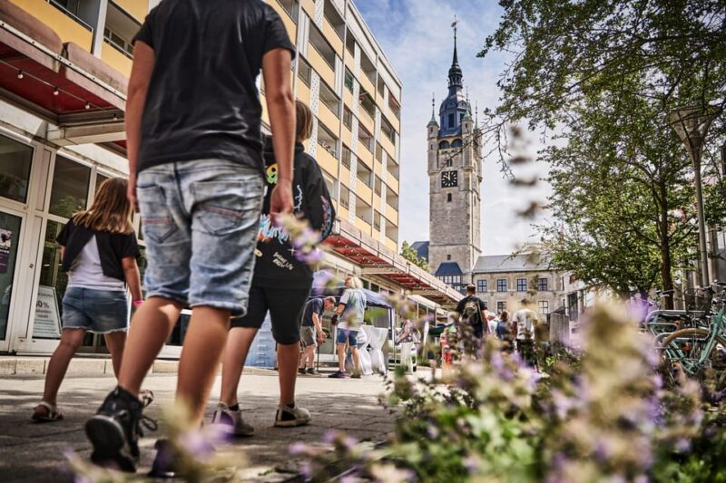 Dessau: Climbing the town hall tower - The View from the Top: Panoramas and Landscape