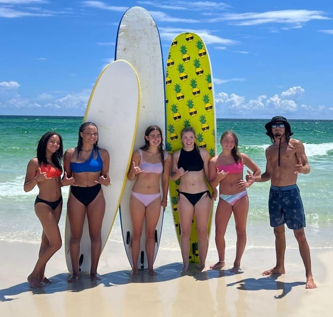 Destin FL: Surf Lessons - Starting Point: Beach Locations and Meeting Points