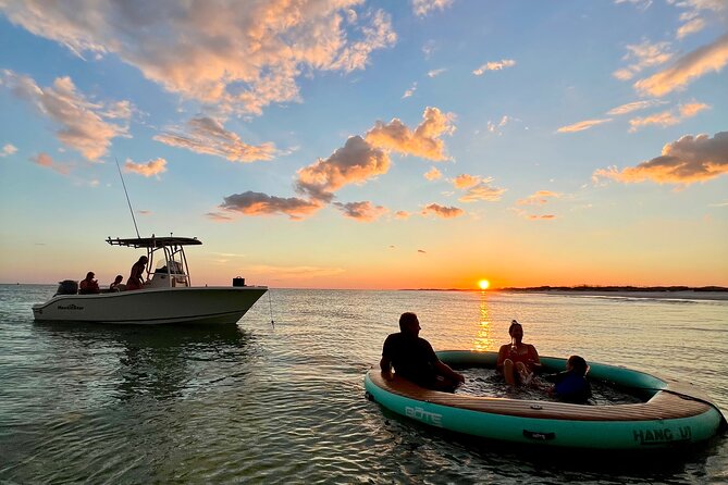 Destin Private Boat Tours Dolphin Crab Island Snorkel Sunset - Key Points
