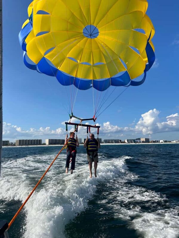 Destin: Sky High Parasailing From Marina Cafe - Returning to Destin Harbor