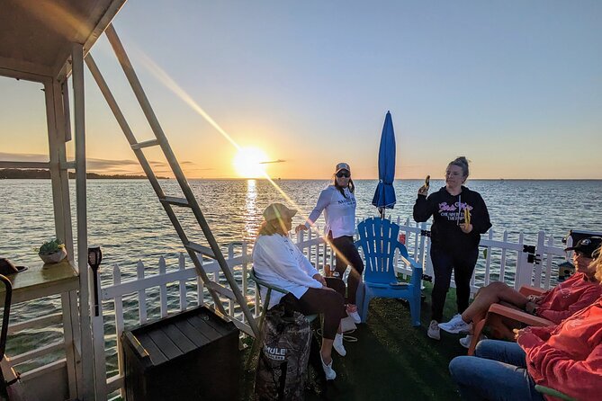 Destin: Sunset Cruise on a Back Porch Style Pontoon - Who Will Love This Sunset Cruise