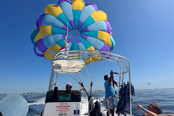 Destin X Parasailing- Departing from Destin Harbor - Timings, Pacing, and Group Size