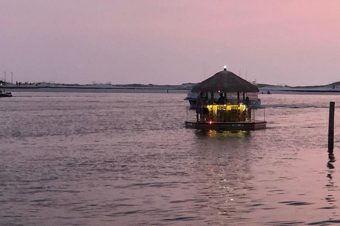 Destin's Floating Tiki Bar Cruise: 360° Harbor Views - How the Floating Tiki Bar Moves Around Destin Harbor