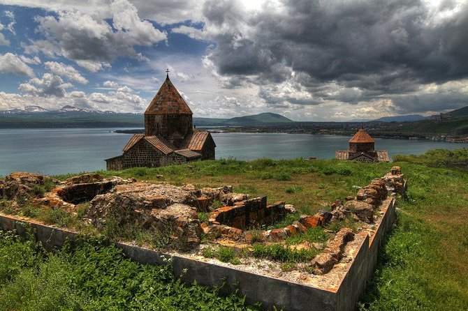 Dilijan (Haghartsin Monastery),Lake Sevan,Tsakhkadzor(ski resort) - Lake Sevan and the Historic Sevanavank Monastery