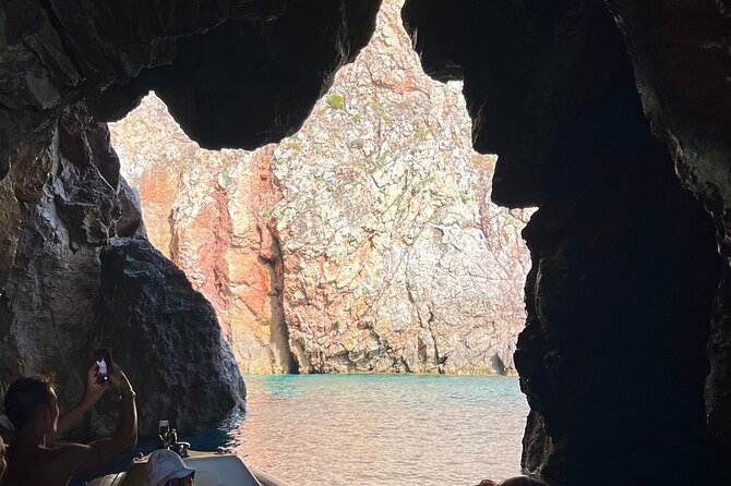 Dinghy tour to Buggerru in Southern Sardinia - Accessing Caves and Inlets Accessible Only by Sea