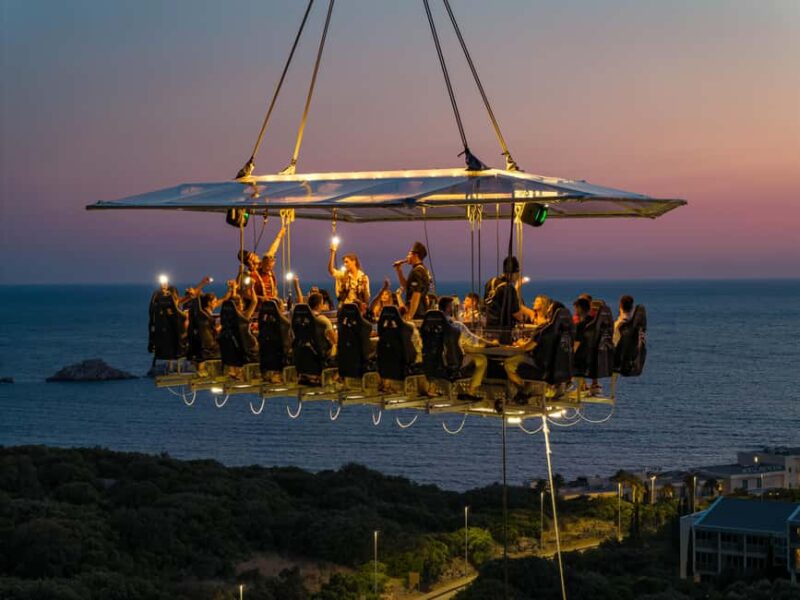 Dinner in the Sky Dubrovnik - Culinary Offerings: Local Flavors Elevated