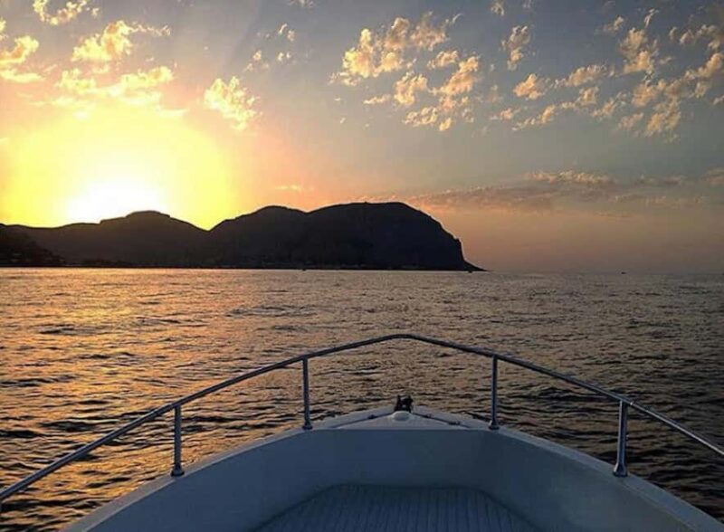 dinner on board at sunset at the Queen Cave - A Unique Sunset Experience on Palermo’s Sea
