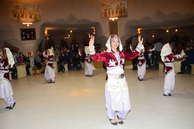 Dinner with traditional dance shows in cave restaurants - An Evening of Authentic Cappadocian Cuisine and Traditional Dance in a Cave Setting