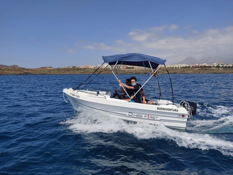 "Discover Freedom: Rent a Boat, No License Required!" - Exploring Tenerife’s Coastline from Malpaís de Rasca and Yellow Mountain Reserve