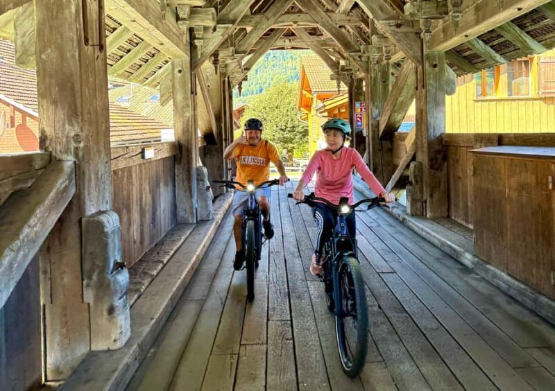 Discover Interlaken  Lakes, Ruins & Views E-bike tour - Returning via Quiet Lanes and Riverside Bridges
