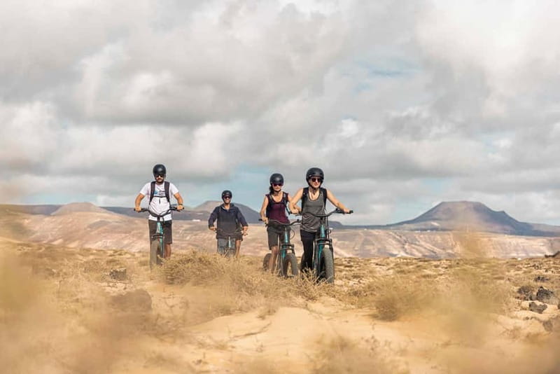 Discover Lanzarote in a different way with electric all-terrain scooters. - Key Points