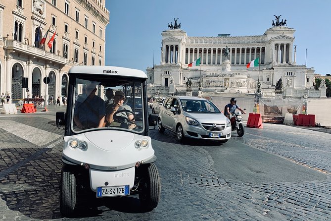 Discover Rome by Golf cart with food tasting - Key Points