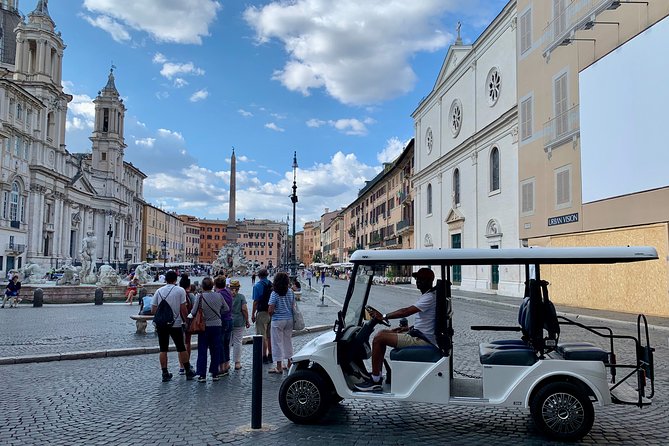 Discover Rome by Golf cart with food tasting - Practical Details: Meeting Point, Group Size, and Accessibility