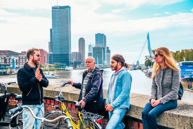 Discover Rotterdam: Classic Highlights Bike Tour with a Local - Viewing the Euromast from the Water’s Edge