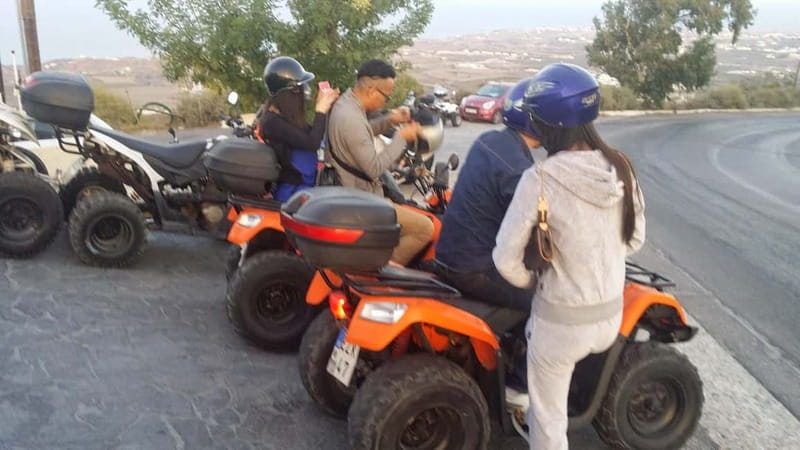 Discover Santorini on Quadbike Available with pick up! - How the Delivery and Safety Setup Works