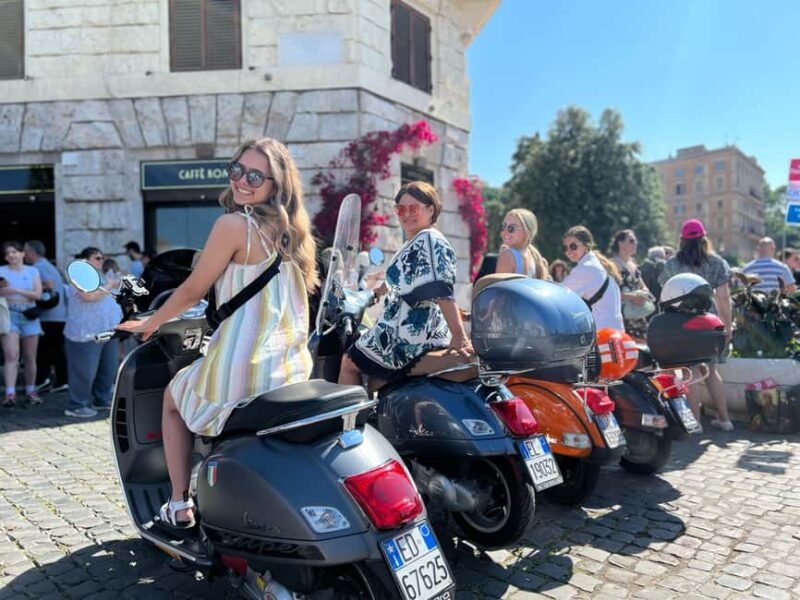 Discover the Beauty of Rome with our Vespa Tour - Flexibility and Booking Options