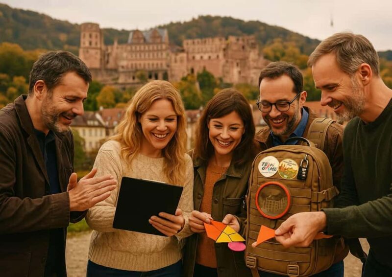 Discover the Outdoor Escape Tour with a puzzle backpack: The Ruins of the Castle - Discover Heidelberg’s History with a Hands-On Puzzle Adventure
