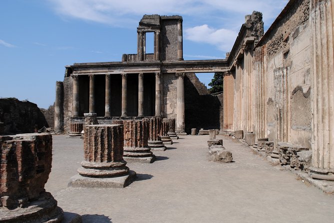 Discovering Pompeii and Herculaneum - VIP Tour with Lunch - Pickup and Transportation in Naples