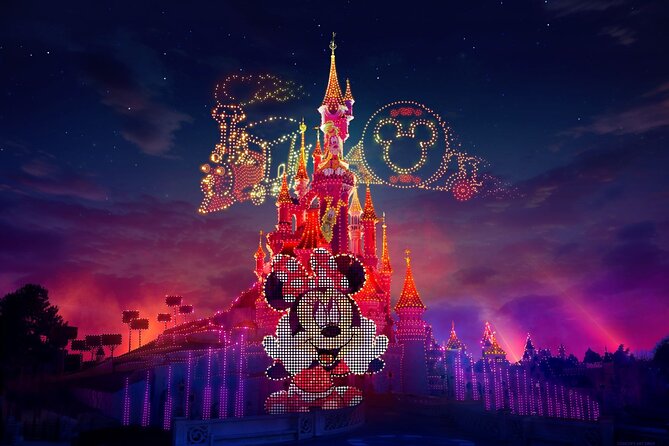 Disneyland® Paris Express Shuttle with Admission Ticket from Central Paris - Park Entry and Skip-the-Line Access Made Easy