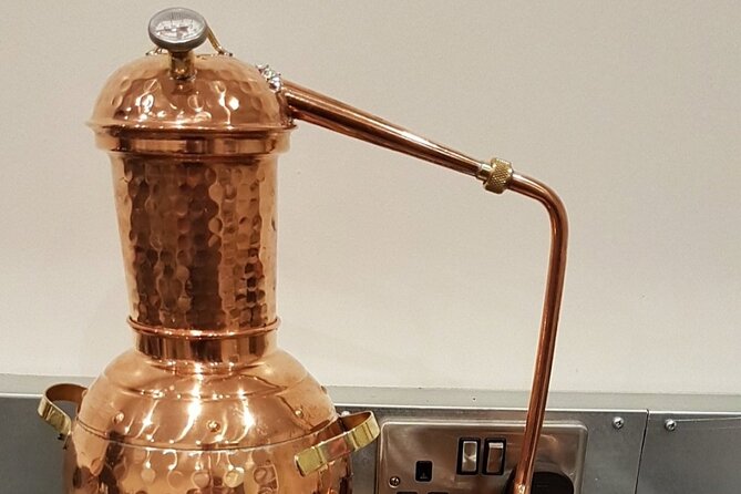 Distill a bottle of gin on mini copper stills - The Experience of Creating Gin in Edinburgh’s Micro Distillery