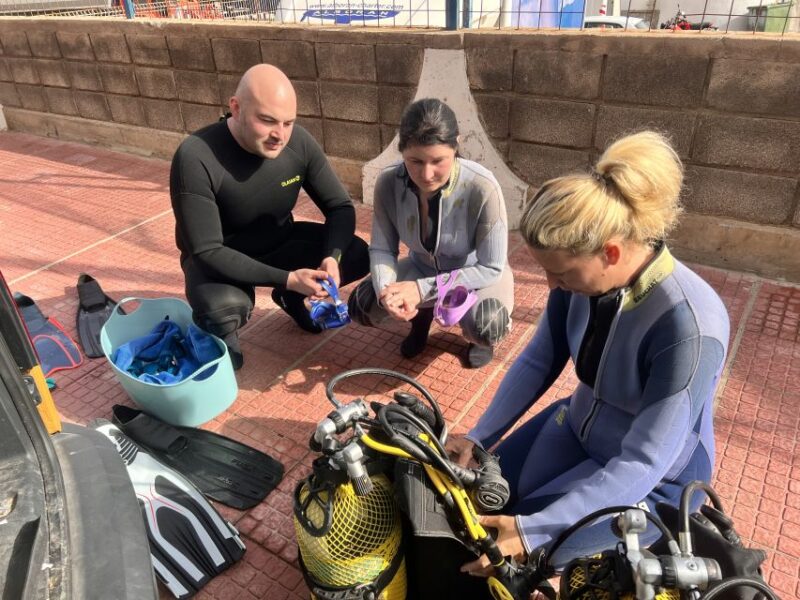 Diving course for beginners in turtle area Tenerife - Group Size and Multilingual Instruction