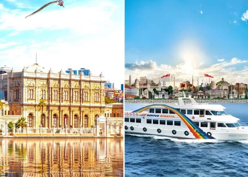 Dolmabahce Palace Ticket & Bosphorus Boat Tour Experience - Key Points