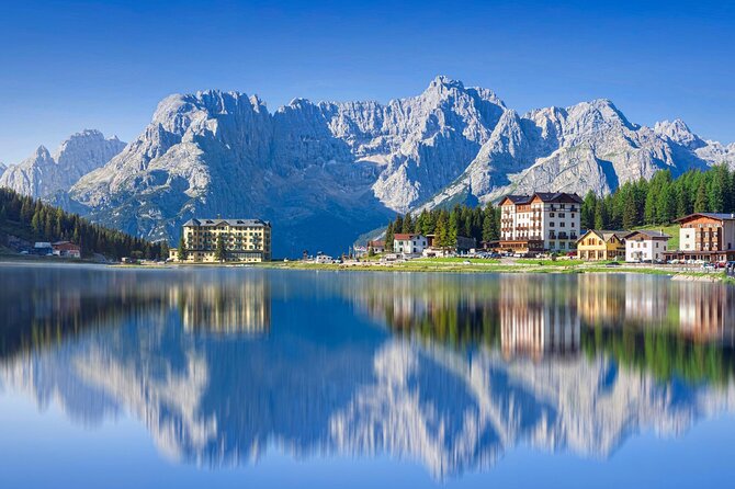 Dolomite Mountains and Cortina Semi Private Day Trip from Venice - Lake Misurina: The “Pearl of the Dolomites”