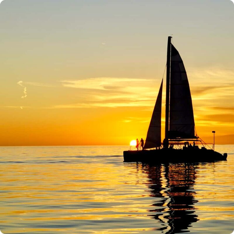 Dolphin Watch + Sunset Sail - The Magic of the Key West Sunset from the Water