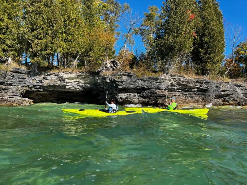Door County: Cave Point & Whitefish Dunes Kayak Tour - Explore Door County’s Stunning Coastal Formations and Whitefish Dunes in Just 3 Hours
