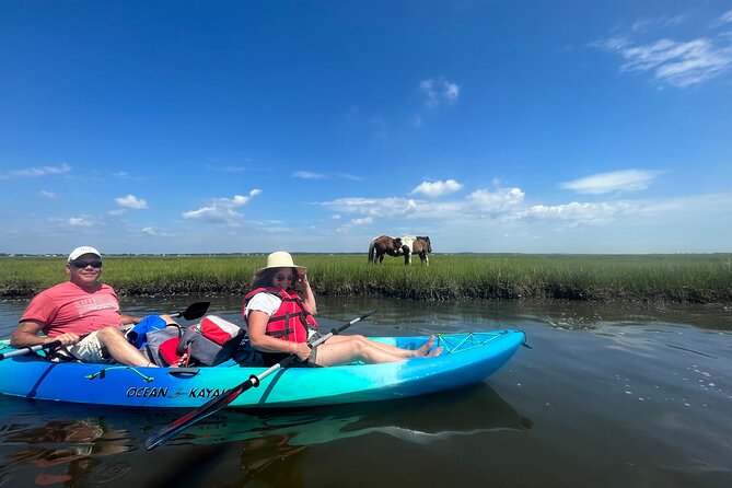 Double Sit on Top Kayak Rental at Assateague Island, MD - Key Points