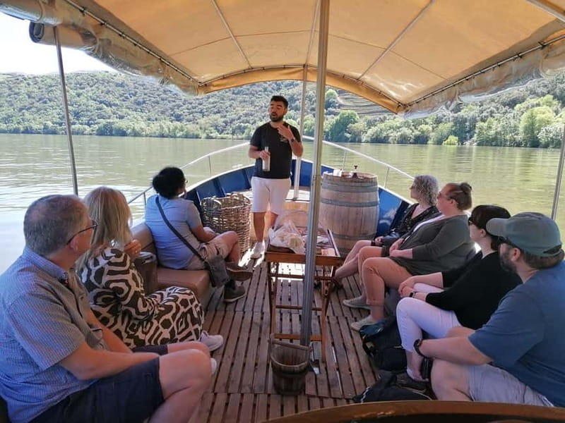 DOURO VALLEY: Premium Wine Tour, Winery Lunch & Private Boat - The Pinhão Boat Cruise with Drinks and Snacks